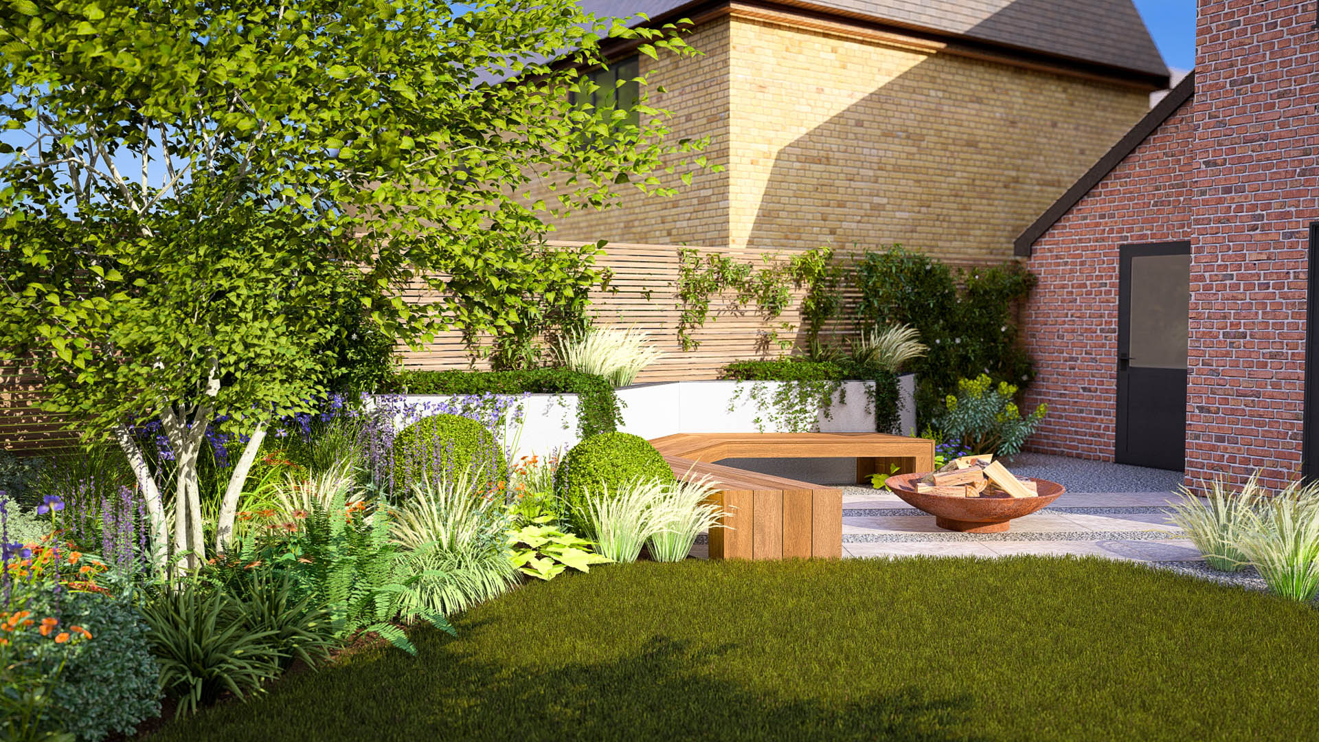 GreenScapes Co. sustainable landscape architecture installation