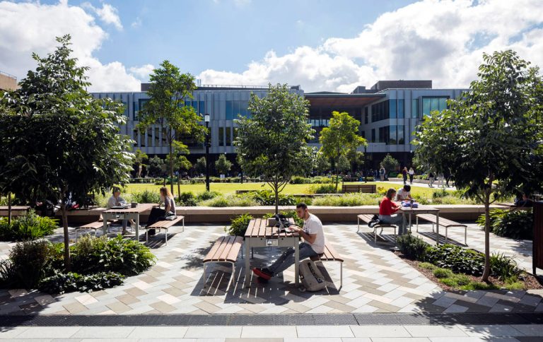 Corporate Campus Courtyard